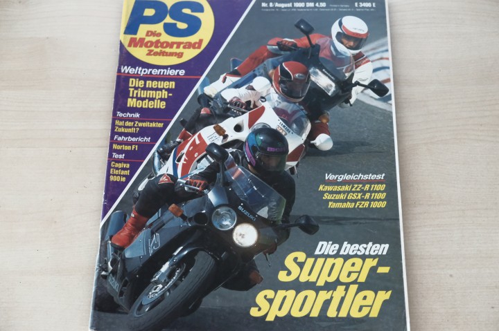 PS Sport Motorrad 08/1990